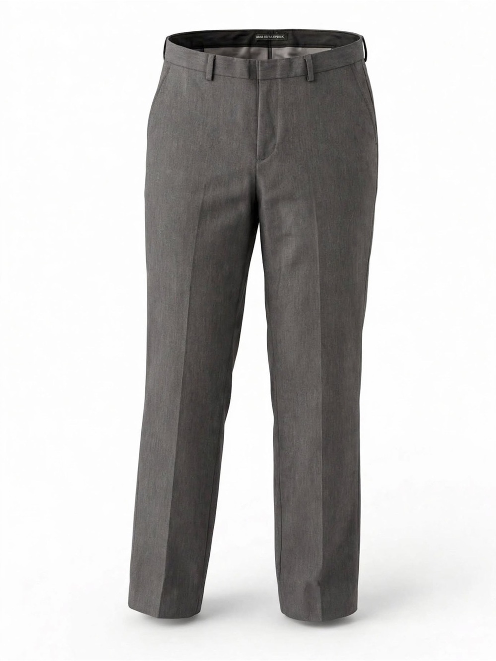 Saks Fifth Avenue Men's Gray Flat-Front Dress Pants Flat Front Size 30”x32”